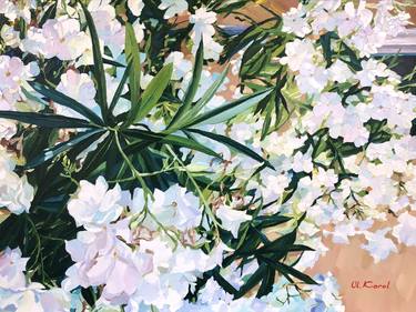 Original Fine Art Floral Paintings by Ulyana Korol