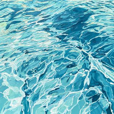 Print of Abstract Water Paintings by Ulyana Korol