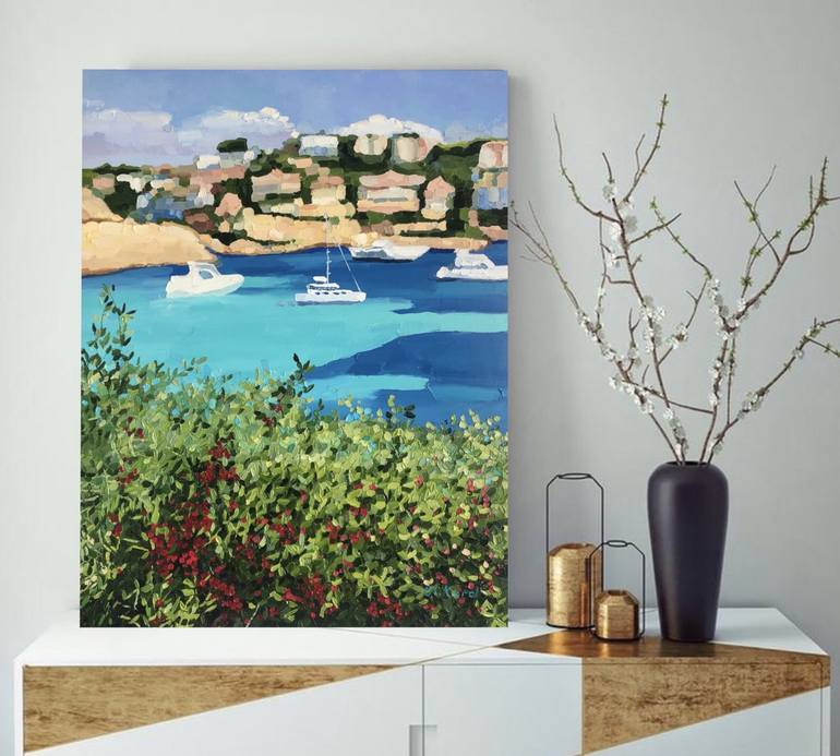 Original Fine Art Seascape Painting by Ulyana Korol