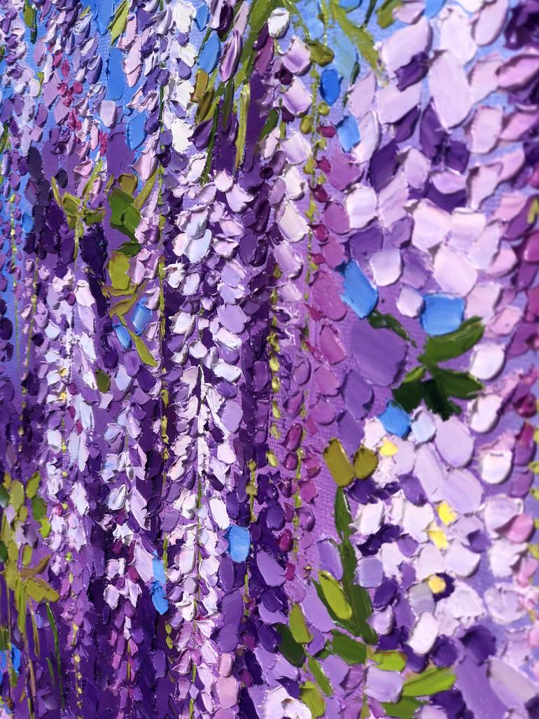 Original Impressionism Floral Painting by Ulyana Korol