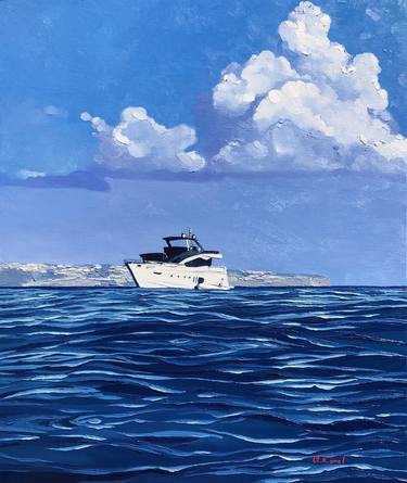 Print of Boat Paintings by Ulyana Korol