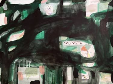 Original Abstract Expressionism Abstract Painting by Amy Early