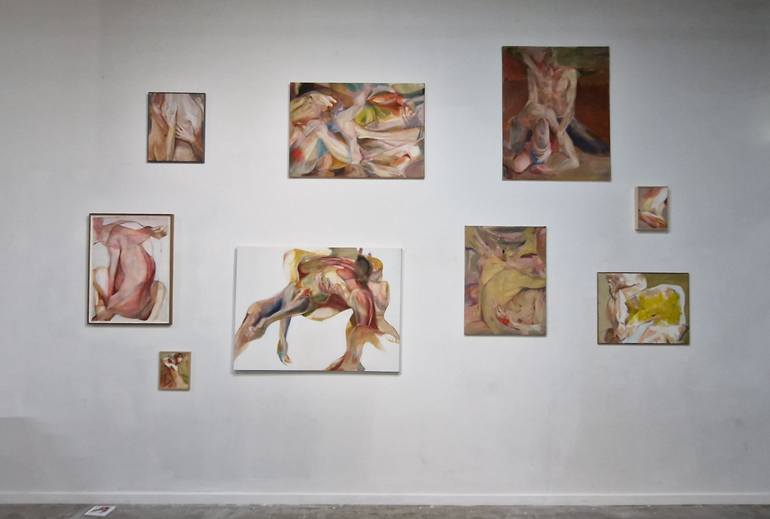 Original Contemporary People Painting by Dick Van Dijk