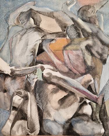 Original Contemporary People Painting by Dick Van Dijk