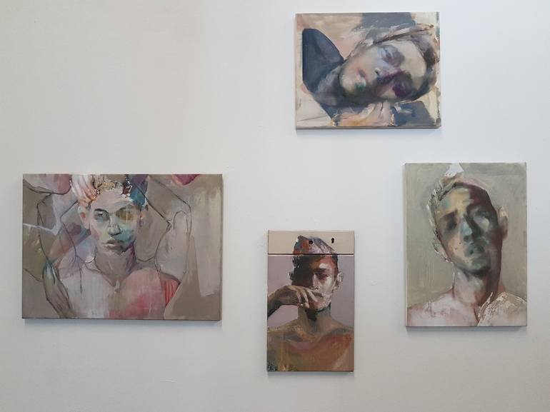 Original Contemporary People Painting by Dick van Dijk