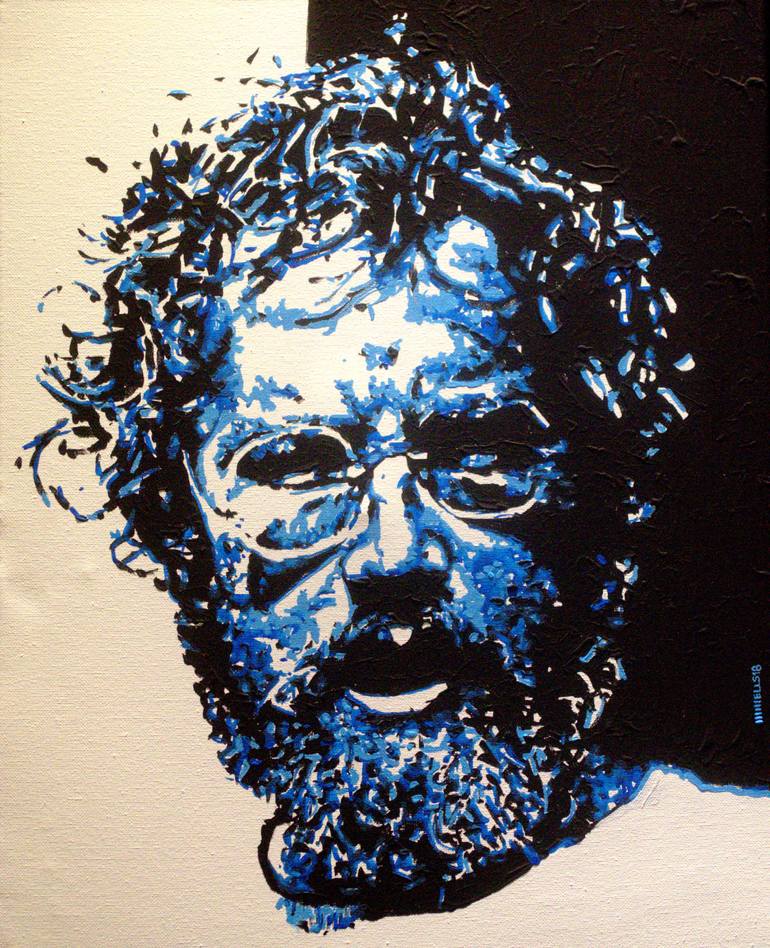 Print of Portraiture Pop Culture/Celebrity Painting by Marcus Wells