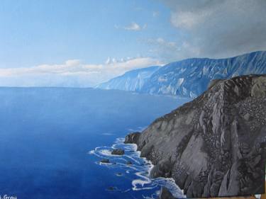 Original Seascape Painting by Barry Gray