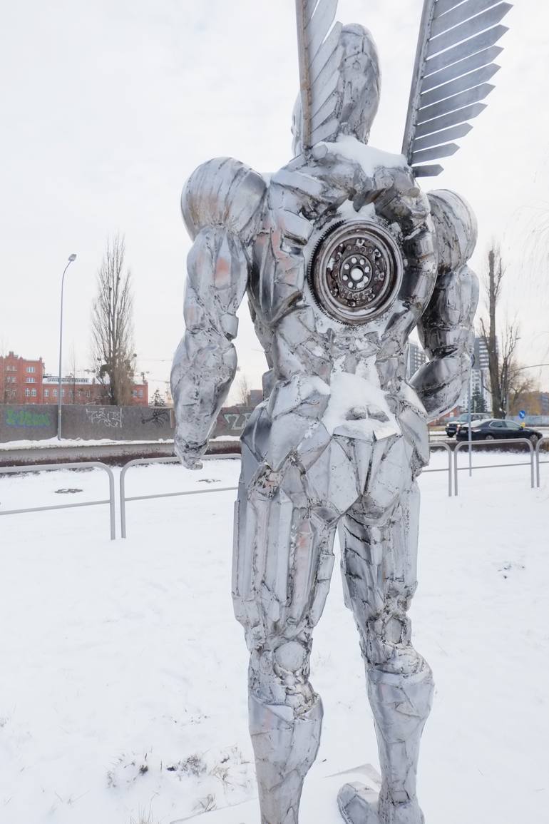 Original Abstract Expressionism Body Sculpture by Kuba Mach