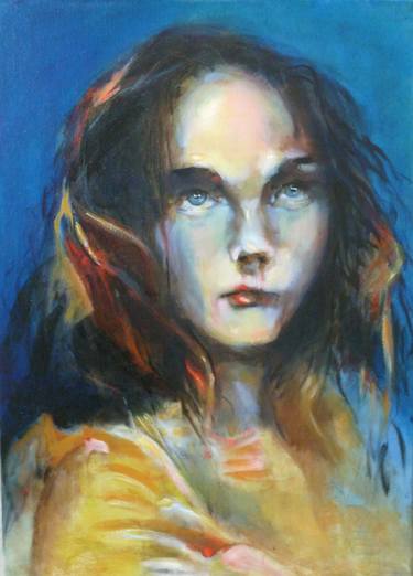 Print of Realism Portrait Paintings by Andreas Lochter