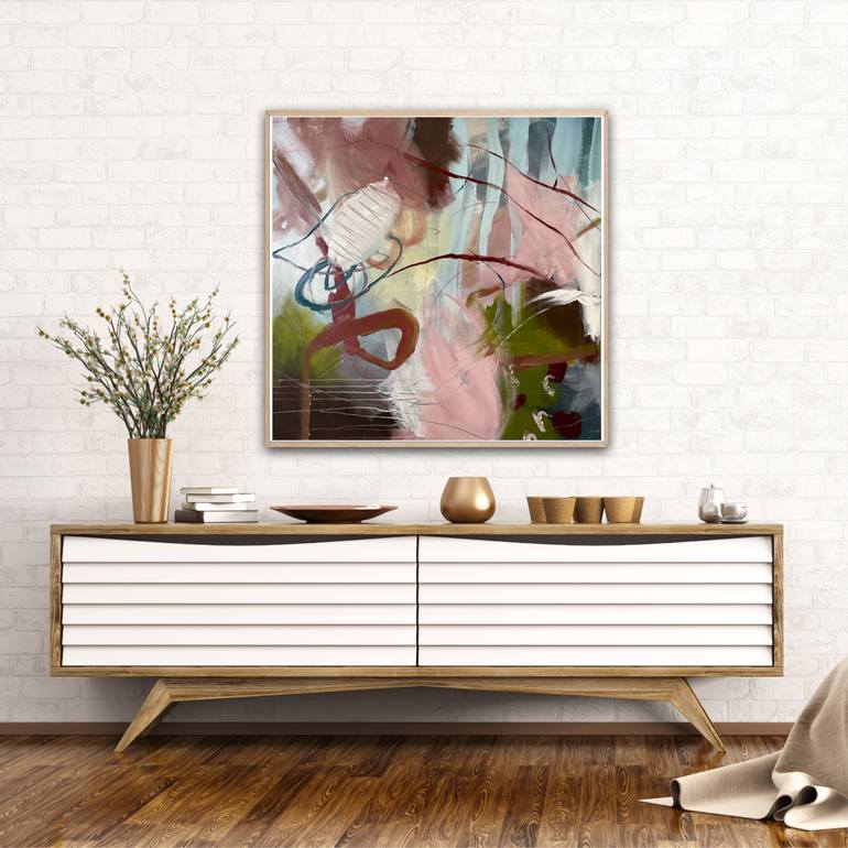 Original Abstract Expressionism Abstract Painting by Cathy Mevik