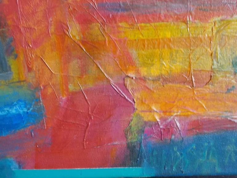 Original Abstract Expressionism People Painting by Diana Giménez-Figueroa