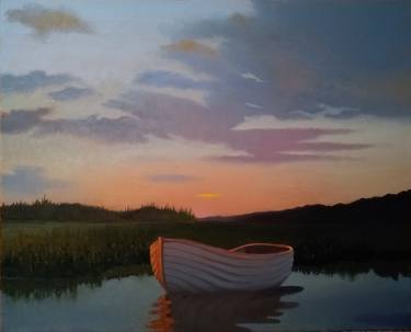 Original Boat Paintings by whitney cookman