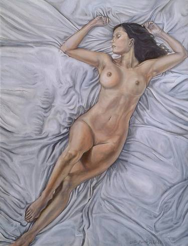 Original Nude Paintings by MARCELLO DELLA VALLE