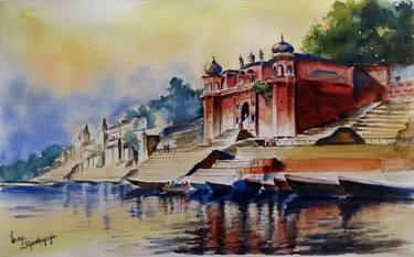 Original Impressionism Places Paintings by Lasya Upadhyaya