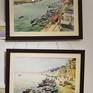 My Varanasi paintings displayed in a gallery