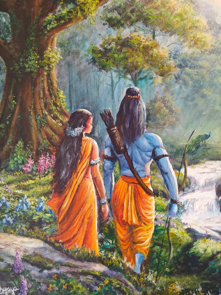 Original Impressionism Fantasy Painting by Lasya Upadhyaya