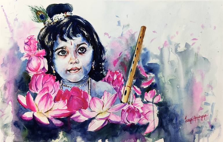 Original Impressionism Classical Mythology Paintings by Lasya Upadhyaya