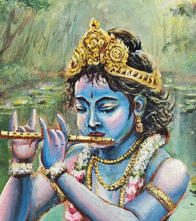 Original Surrealism Fantasy Painting by Lasya Upadhyaya