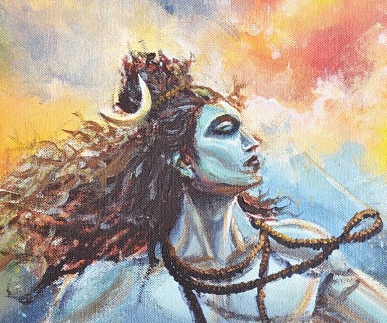 Original Surrealism Fantasy Painting by Lasya Upadhyaya