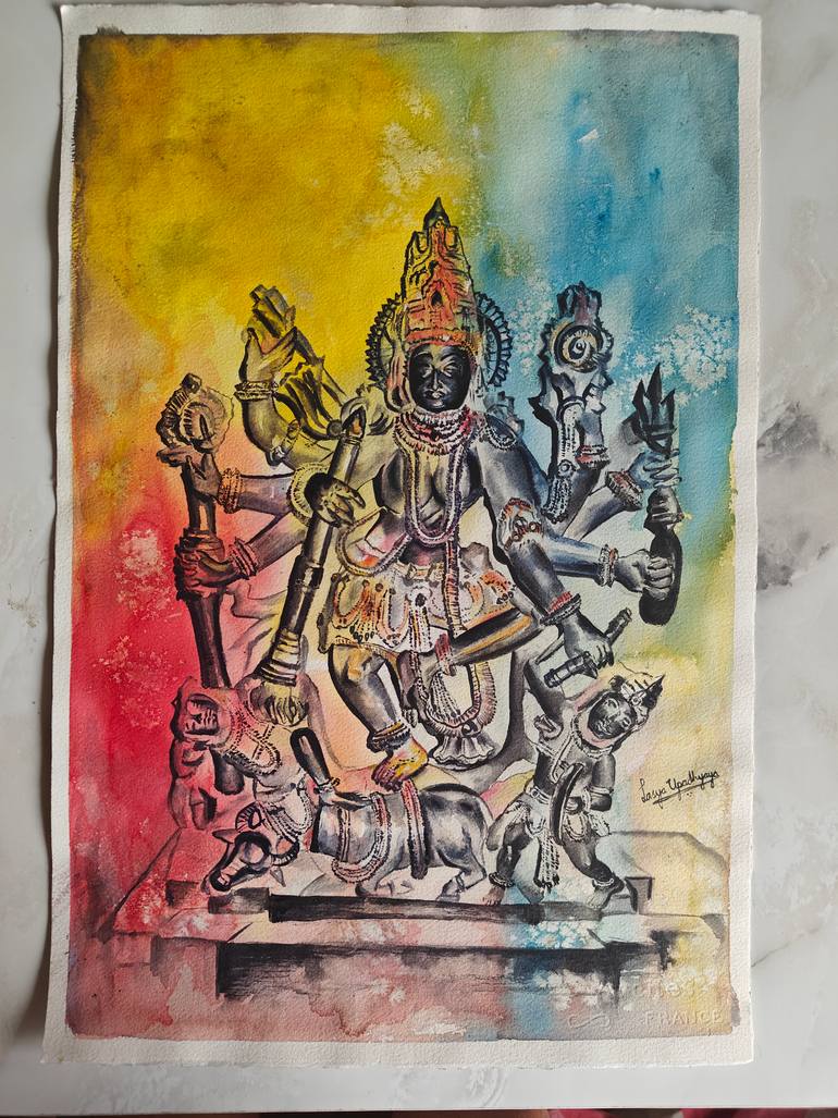 Original Figurative Classical Mythology Painting by Lasya Upadhyaya