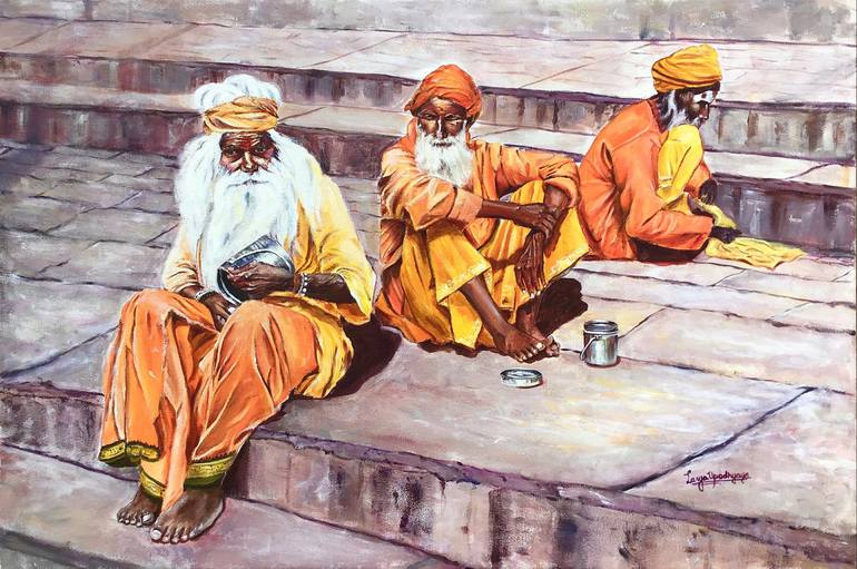 Original People Painting by Lasya Upadhyaya