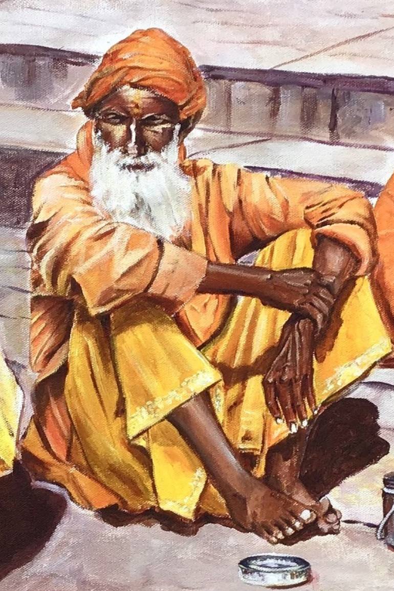 Original People Painting by Lasya Upadhyaya