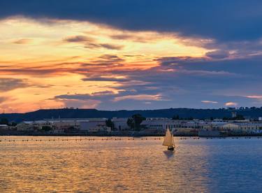 Sailboat at Sunset thumb