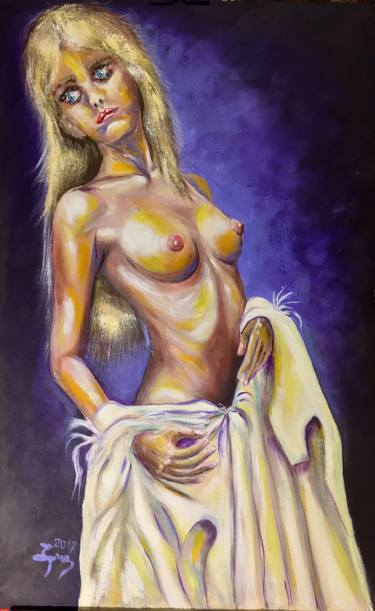 Original Figurative Erotic Paintings by Nick Ercsei
