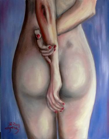 Original Figurative Women Paintings by Nick Ercsei