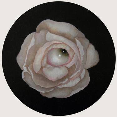 Original Symbolism Floral Painting by Lara Kavanagh