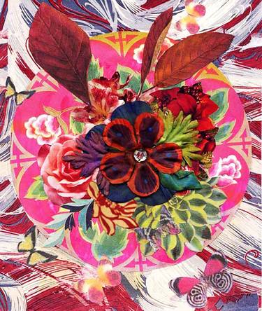 Print of Figurative Floral Collage by Elena Mary Siff