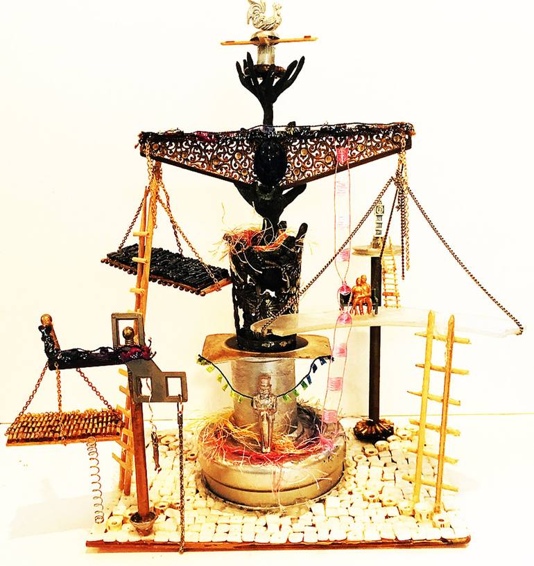 Print of Surrealism Cities Sculpture by Elena Mary Siff