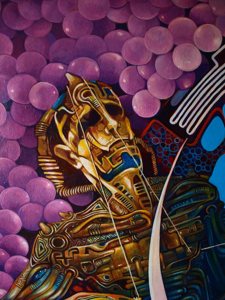 Original Figurative Performing Arts Painting by Konstiantyn Amelinn