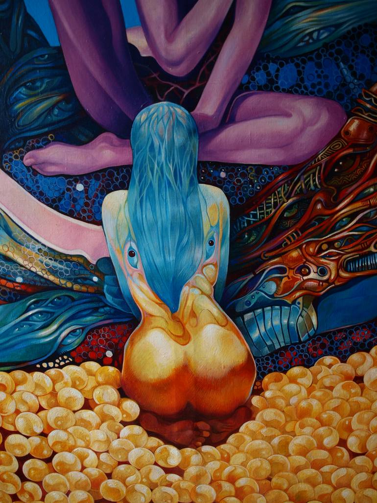 Original Figurative Performing Arts Painting by Konstiantyn Amelinn