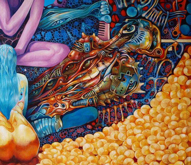 Original Figurative Performing Arts Painting by Konstiantyn Amelinn