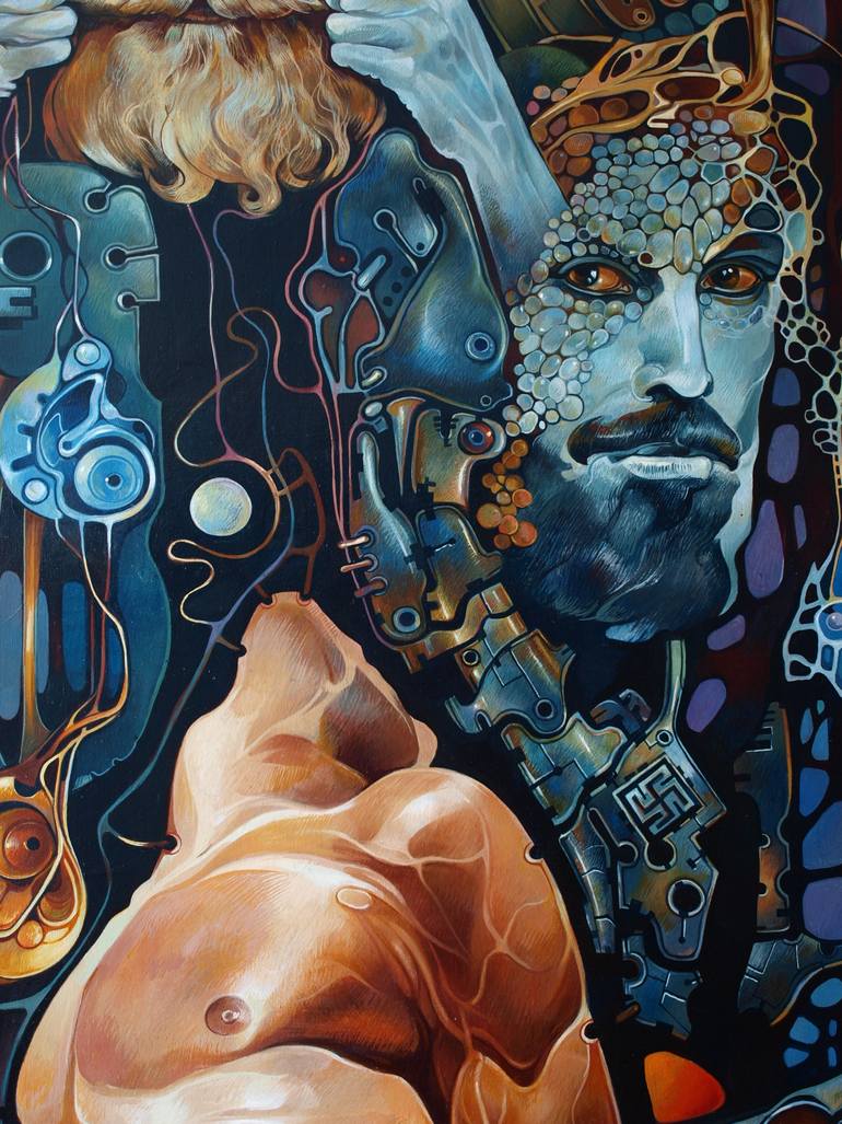 Original Figurative Performing Arts Painting by Konstiantyn Amelinn