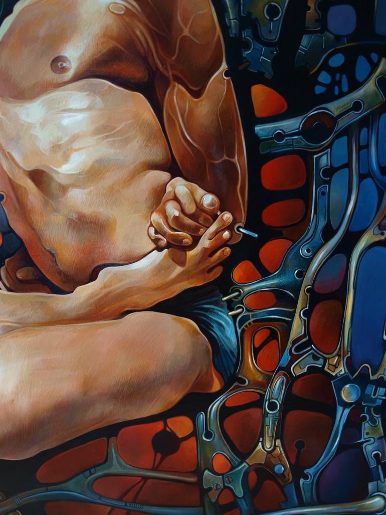 Original Figurative Performing Arts Painting by Konstiantyn Amelinn