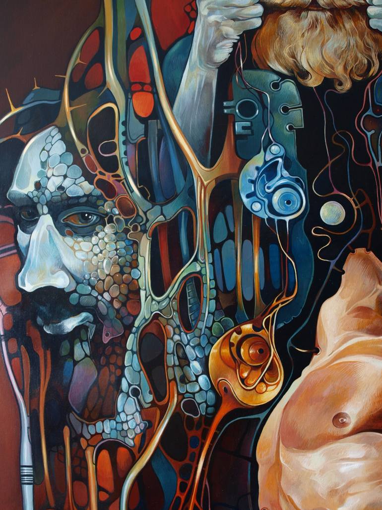 Original Figurative Performing Arts Painting by Konstiantyn Amelinn