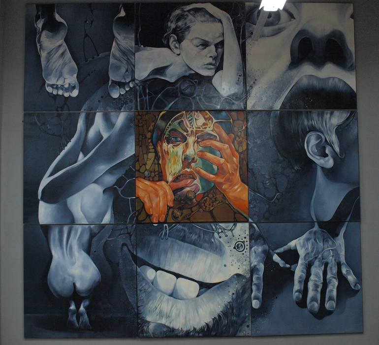 Original Conceptual Performing Arts Painting by Konstiantyn Amelinn