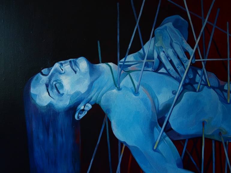 Original Figurative Performing Arts Painting by Konstiantyn Amelinn