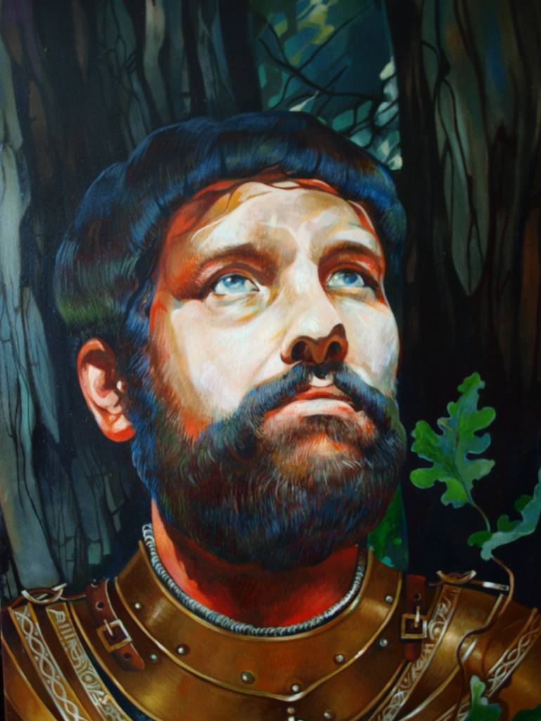 Original Other People Painting by Konstiantyn Amelinn