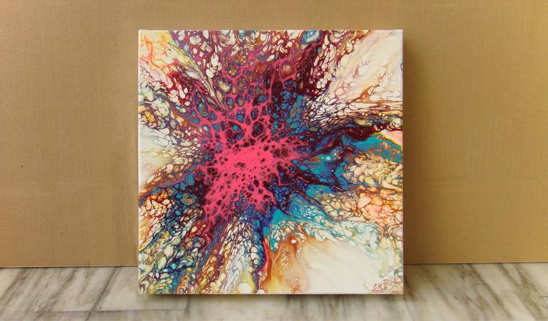 Original Abstract Painting by Irini Karpikioti
