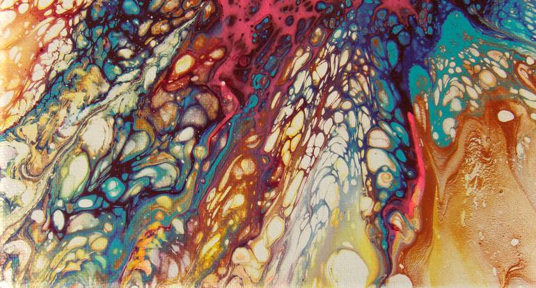 Original Abstract Painting by Irini Karpikioti