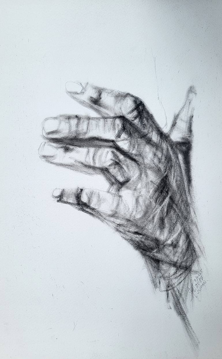 Original Contemporary Body Drawing by Ann Supan