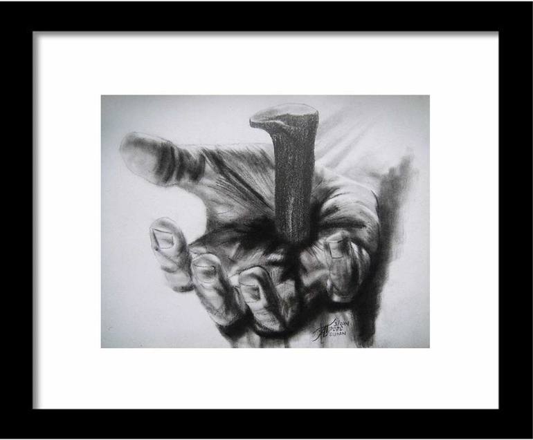 Original Conceptual Religion Drawing by Ann Supan