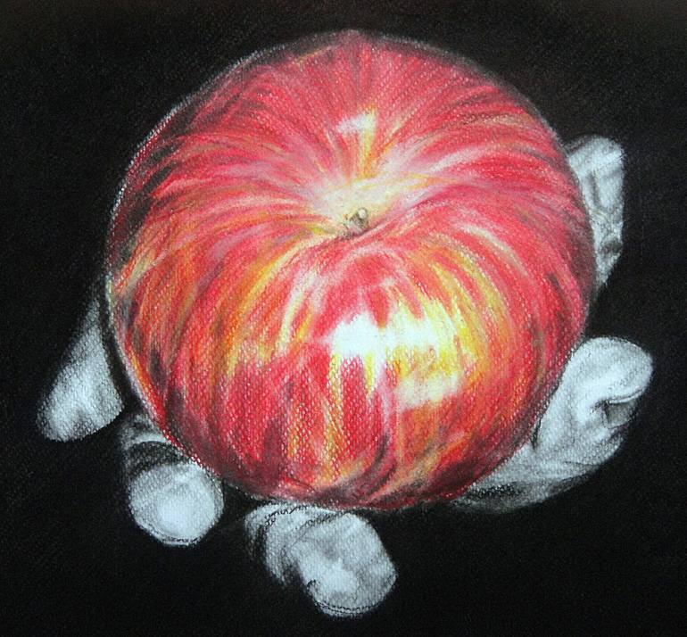 Original Food Drawing by Ann Supan