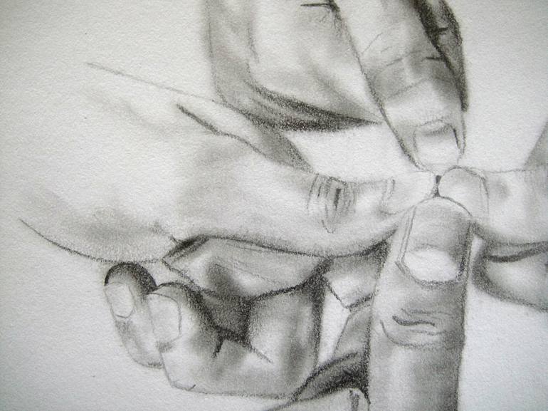 Original Figurative People Drawing by Ann Supan