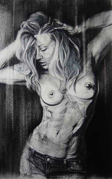 Print of Figurative Nude Drawings by Ann Supan