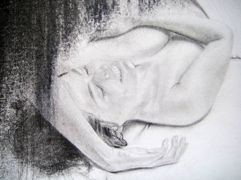 Original Figurative Body Drawing by Ann Supan