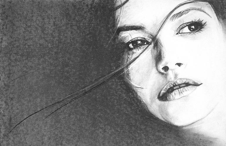 ELENA Drawing by Ann Supan | Saatchi Art